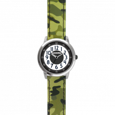 Chlapecké svíticí hodinky CLOCKODILE ARMY s maskáčovým vzorem CWB0031