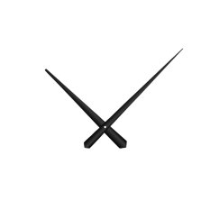 Černé špičaté hliníkové ručičky na hodiny 205 mm | 153 mm APHX03B