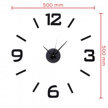 Nalepovací hodiny černé MPM E01.3509.90