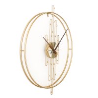 Designové kovové hodiny zlaté MPM Madrid E04.4490.80