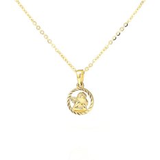 Dětský zlatý přívěsek andělíček HELP-052Z