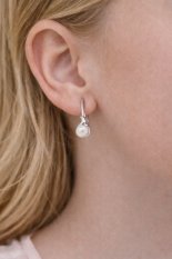 Perlové náušnice z bílého zlata Cutie C2408-55-C4-X-2