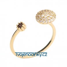 Zlatý dámský prsten KLOP-1480