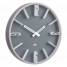 Designové nástěnné hodiny Future Time Numbers  FT6010GY
