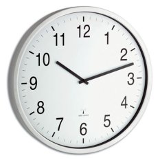 Velké nástěnné rádiem řízené hodiny s hliníkovým rámem 60.010.617