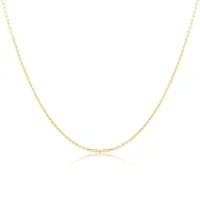 Dětský zlatý řetízek na přívěsek 38 cm HELR-080Z38