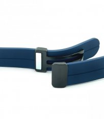 Stylový modrý řemínek na hodinky vyrobený z vysoce kvalitního silikonu CS0SBR45.05.22 - 22 mm