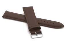 Kožený hnědý řemínek Diloy Basic Essential CPP205EL.02.24 - 24 mm