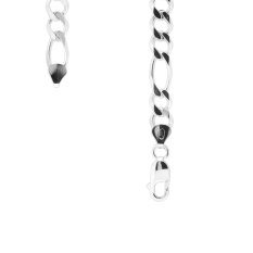 Masivní pánský stříbrný řetízek figaro 55 cm TARG-3440