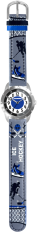 CLOCKODILE Svítící šedé chlapecké hodinky HOKEJ CWB0112
