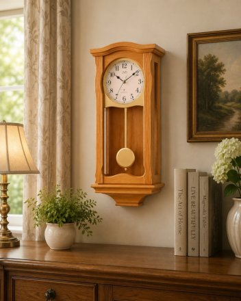 Rádiem řízené kyvadlové hodiny JVD NR2219.1 Rádiem řízené kyvadlové hodiny JVD NR2219.1