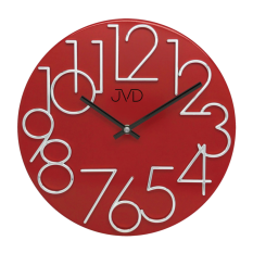 Hodiny JVD červené HT23.7