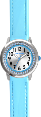 CLOCKODILE Tyrkysové dívčí dětské hodinky s kamínky CWG5230