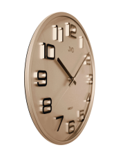 Nástěnné hodiny JVD SWEEP metal gold HX2472.8