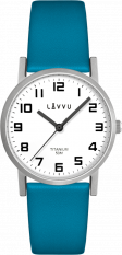 LAVVU Stříbrné dámské titanové hodinky MANDAL LWL5033