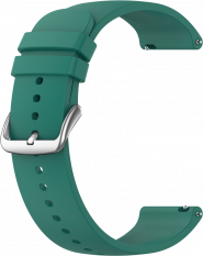 Zelený silikonový řemínek na hodinky LS00G20 - 20 mm