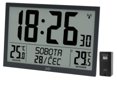 Velké rádiem řízený hodiny JVD RB9412.1