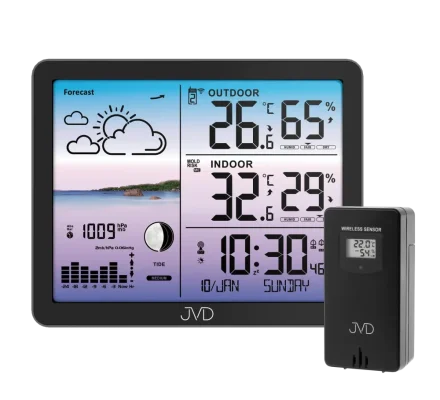 Barevná digitální meteostanice JVD RB3566.1