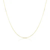 Jemný řetízek na přívěsek ze žlutého zlata Ankr 38 cm ZC0019XJ90-7338