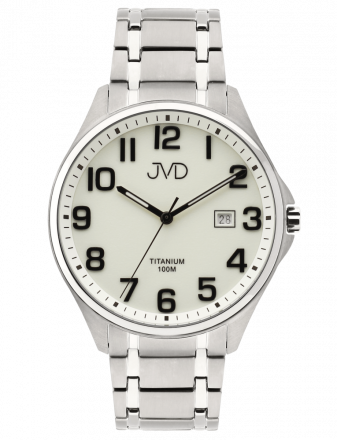 Pánské náramkové titanové hodinky JVD JE2001.1
