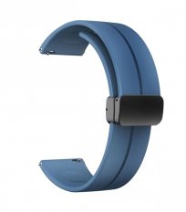 Stylový modrý řemínek na hodinky vyrobený z vysoce kvalitního silikonu CS0SBR45.16.20 - 20 mm