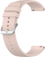 Světle růžový silikonový řemínek na hodinky LS00P18 - 18 mm