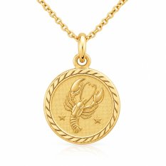 Elegantní zlatý přívěsek se symbolem znamení Raka PA001345