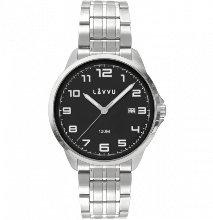 Stylové pánské hodinky LAVVU SORENSEN Black LWM0202