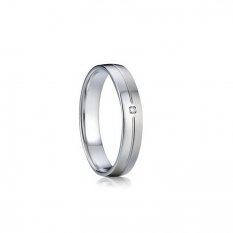 Stříbrný snubní prsten 008W925