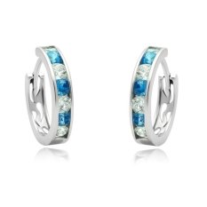 Dětské náušnice zlaté kroužky KLON-095