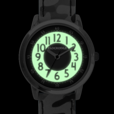 Chlapecké svíticí hodinky CLOCKODILE ARMY s maskáčovým vzorem CWB0032