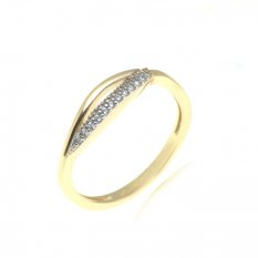 Zlatý prsten se zirkony KO-226812185