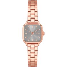 MINET Rose gold-béžové dámské hodinky GRACE s ocelovým řemínkem MWL5507