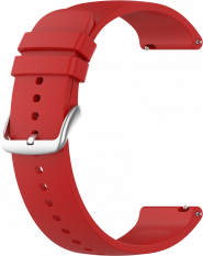 Červený silikonový řemínek na hodinky LS00R22 - 22 mm
