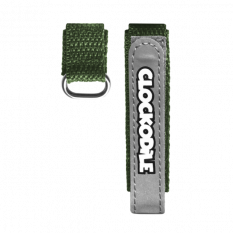 Reflexní zelený řemínek na suchý zip k dětským hodinkám CLOCKODILE CSX0023