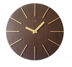 Velké dřevěné hodiny JVD HC702.1