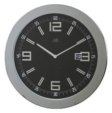 Luxusní nerezové nástěnné hodiny JVD steel HC05.1