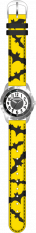 Svítící žluto-černé dětské hodinky CLOCKODILE SUPERHERO CWB0050