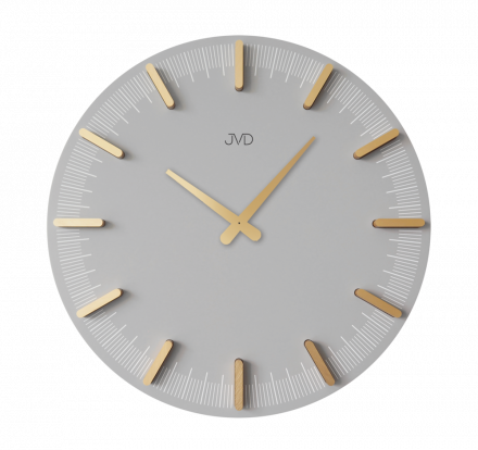 Designové dřevěné hodiny JVD HC401.2