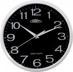 Nástěnné hodiny PRIM Linea black E01P.3988.0090