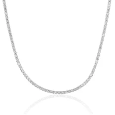 Luxusní stříbrný náhrdelník zdobený zirkony SVLN0666XJ6BI45