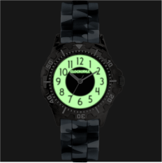 CLOCKODILE Svítící maskáčové sportovní chlapecké dětské hodinky CWB0085