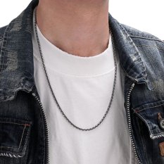 Černěný stříbrný řetízek na přívěsek 55 cm DIVERSE DI0N0006