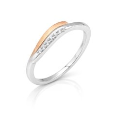 Stříbrný prsten s kameny R0000939