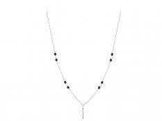 Stříbrný náhrdelník s křížkem SVLN0188XH2ON45