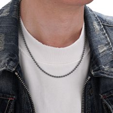 Černěný stříbrný řetízek na přívěsek 55 cm DIVERSE DI0N0014