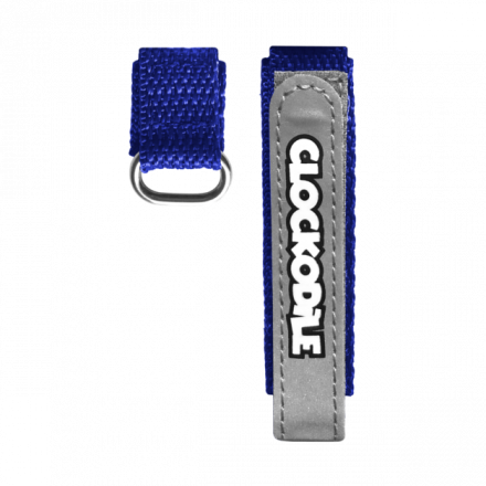 Reflexní modrý řemínek na suchý zip k dětským hodinkám CLOCKODILE CSX0021