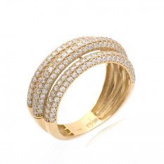 Masivní prsten ze žlutého zlata ALVP-426