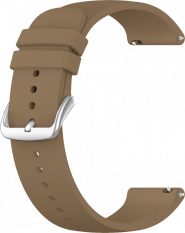 Béžový silikonový řemínek na hodinky LS00E22 - 22 mm