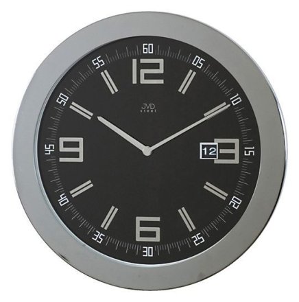 Luxusní nerezové nástěnné hodiny JVD steel HC05.1